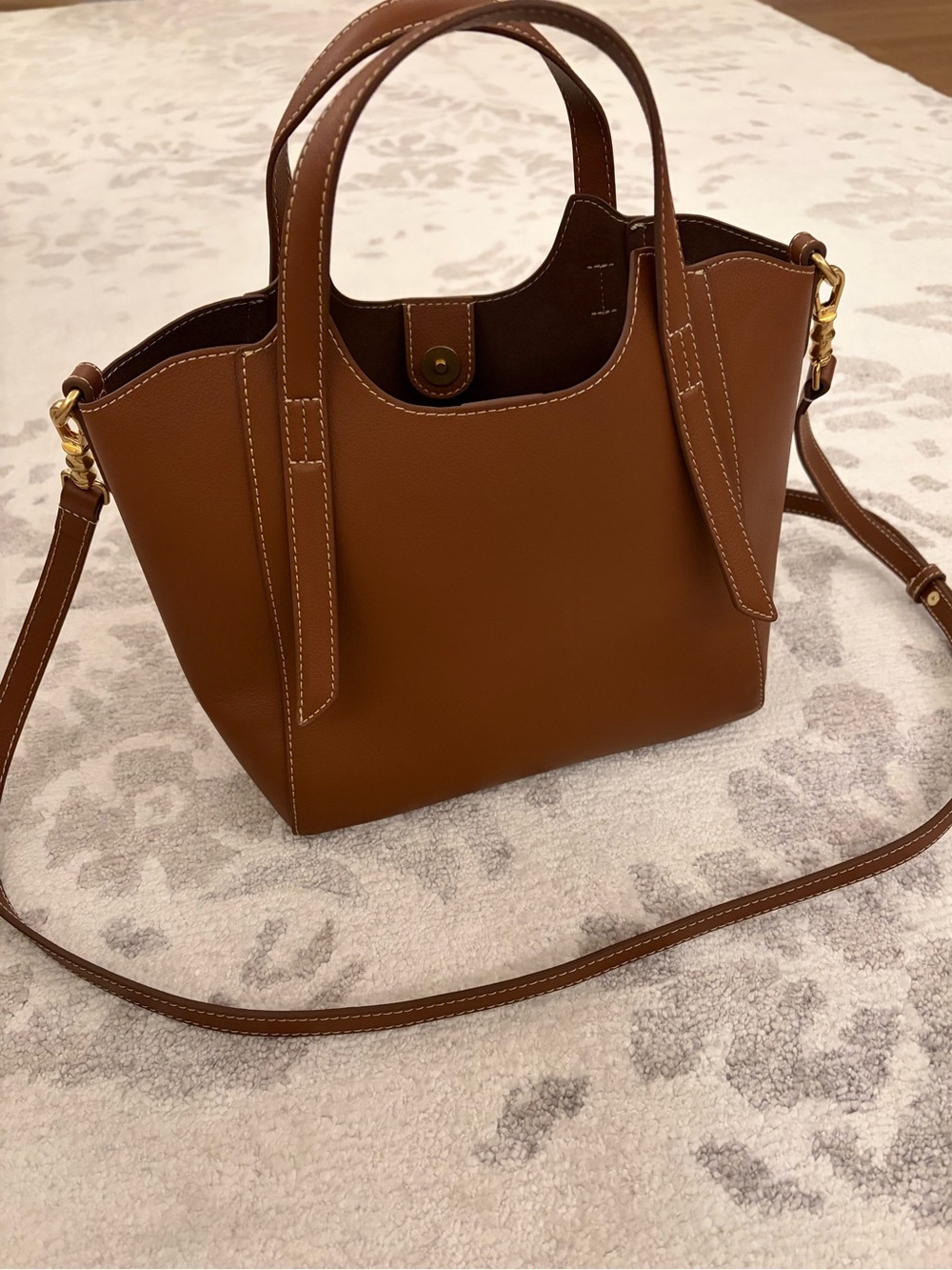The Lane Leather Mini Tote